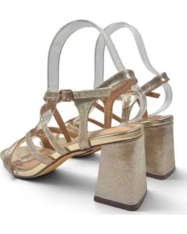 TIMBOS SANDALIA TACON FIESTA DE MUJER 132977 ORO