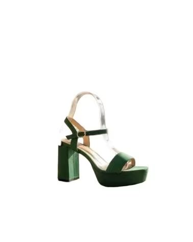 TIMBOS SANDALIA TACÓN PLATAFORMA VESTIR 133254 VERDE