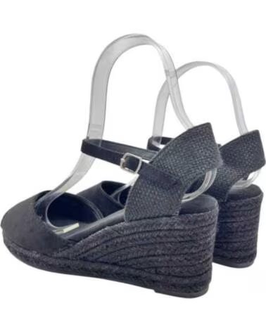 TIMBOS SANDALIA CUNA ESPARTO 133210 NEGRO