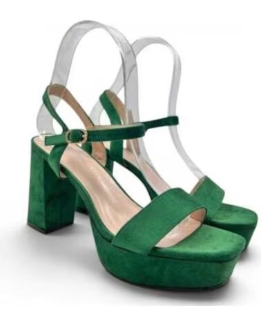 TIMBOS SANDALIA TACÓN PLATAFORMA VESTIR 133254 VERDE