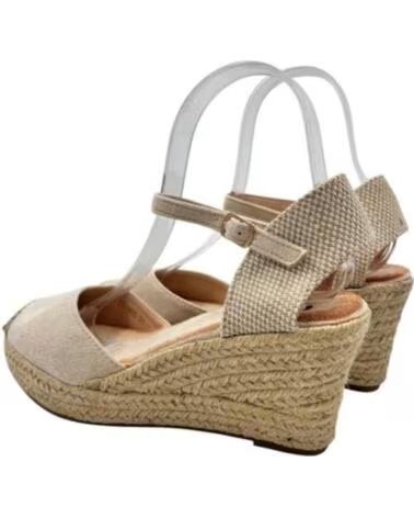 TIMBOS SANDALIA CUNA ESPARTO MUJER BEIGE 133214
