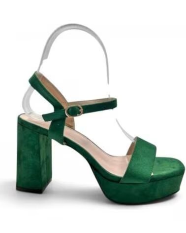 TIMBOS SANDALIA TACÓN PLATAFORMA VESTIR 133254 VERDE