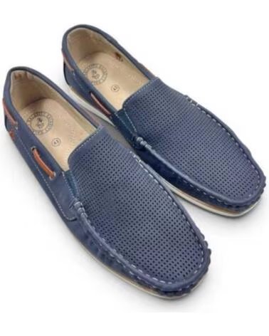 MOKASSINO COMODO TRAFORATO TIMBOS 133219 BLU MARINO