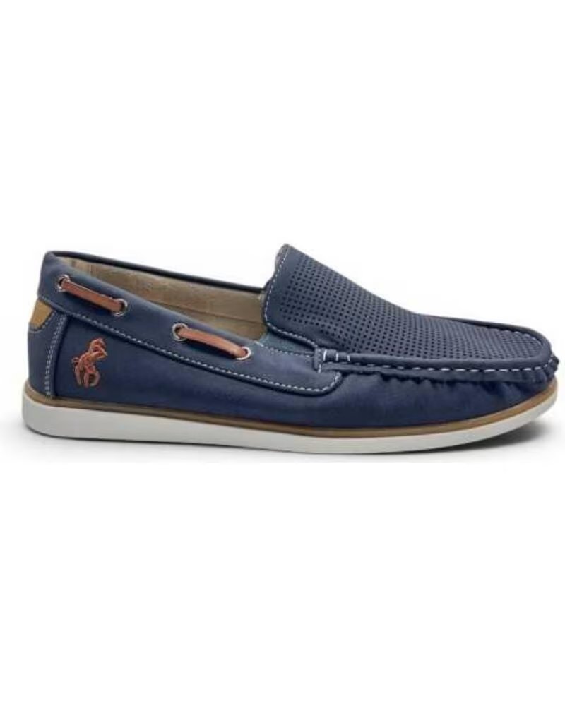 MOKASSINO COMODO TRAFORATO TIMBOS 133219 BLU MARINO
