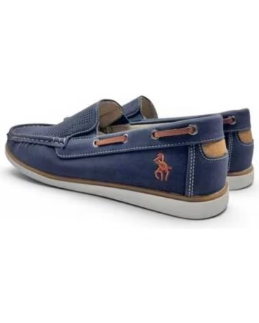 MOKASSINO COMODO TRAFORATO TIMBOS 133219 BLU MARINO