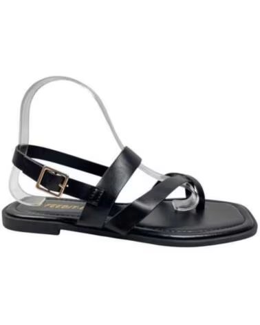 TIMBOS SANDÁLIA RASTEIRA DE DEDO MULHER PRETO 133320 NEGRO