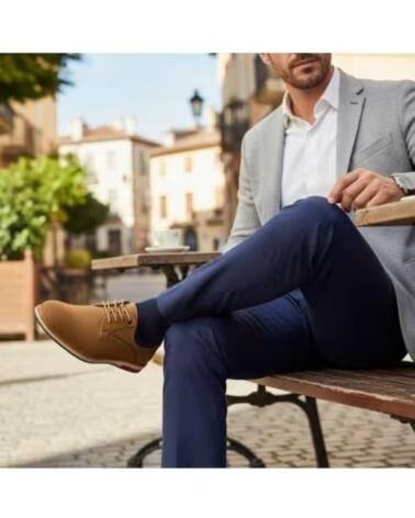 TIMBOS SAPATO SOCIAL CASUAL MASCULINO CAMEL 133232