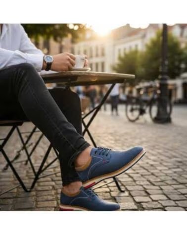 TIMBOS SAPATO SOCIAL CASUAL MASCULINO MARINHO 133231 MARINO