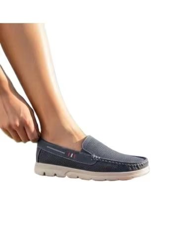 TIMBOS MOCASSIM CONFORTÁVEL PERFURADO MARINHO 133220 MARINO
