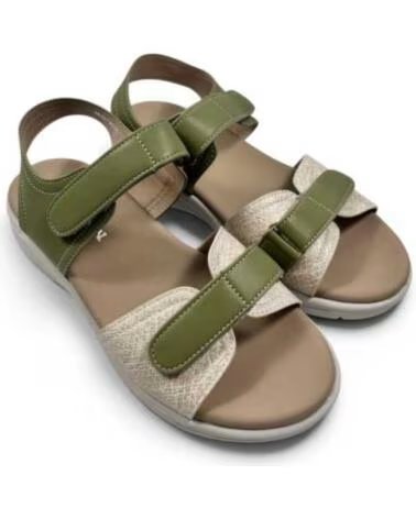 TIMBOS SANDALIA FEMININA CONFORTAVEL ANABELA 133295 VERDE