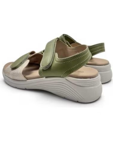 TIMBOS SANDALIA FEMININA CONFORTAVEL ANABELA 133295 VERDE