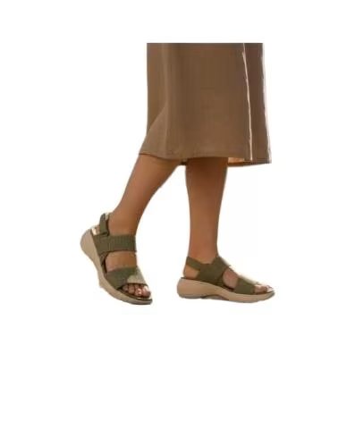 TIMBOS SANDÁLIA ANABELA CONFORTÁVEL FEMININA VERDE 133306