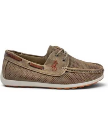 TIMBOS SCARPA NAUTICA TRAFORATA UOMO KAKI 133223