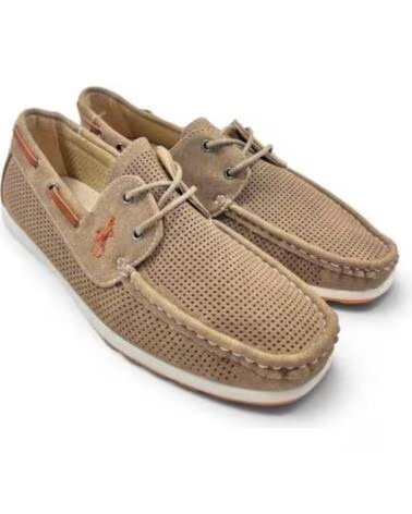 TIMBOS SCARPA NAUTICA TRAFORATA UOMO KAKI 133223