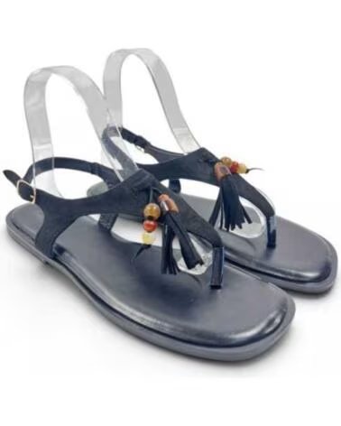 TIMBOS SANDALIA ESCLAVA PLANA MUJER NEGRO 133310