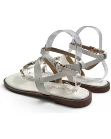 TIMBOS SANDALIA ESCLAVA DEDO PLANA MUJER BLANCO 133316