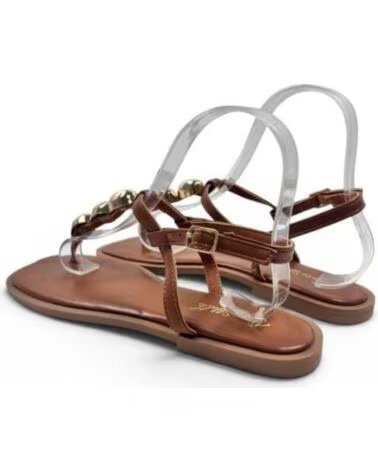 TIMBOS SANDALIA ESCLAVA PLANA 133323 CAMEL
