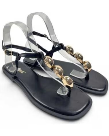TIMBOS SANDÁLIA ESCRAVA RASTEIRA FEMININA PRETO 133322 NEGRO