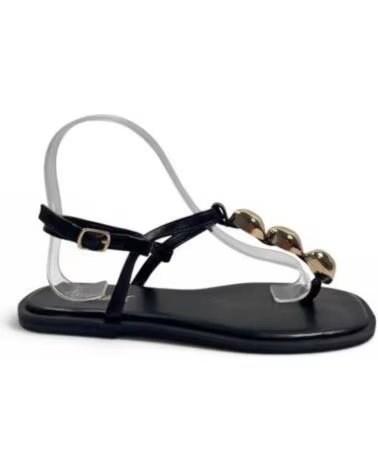 TIMBOS SANDÁLIA ESCRAVA RASTEIRA FEMININA PRETO 133322 NEGRO