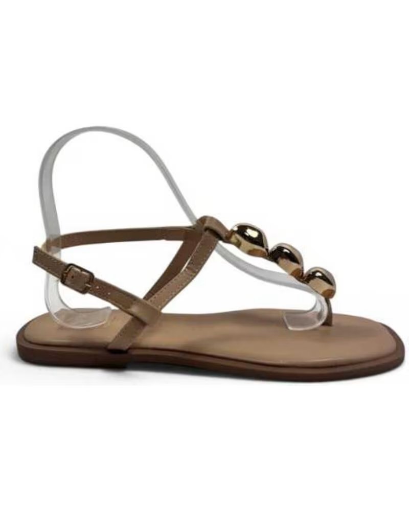 TIMBOS SANDALIA ESCLAVA PLANA MUJER 133324 BEIGE