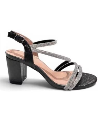 TIMBOS ABSATZ SANDALE PARTY DAMEN SCHWARZ 133352 NEGRO