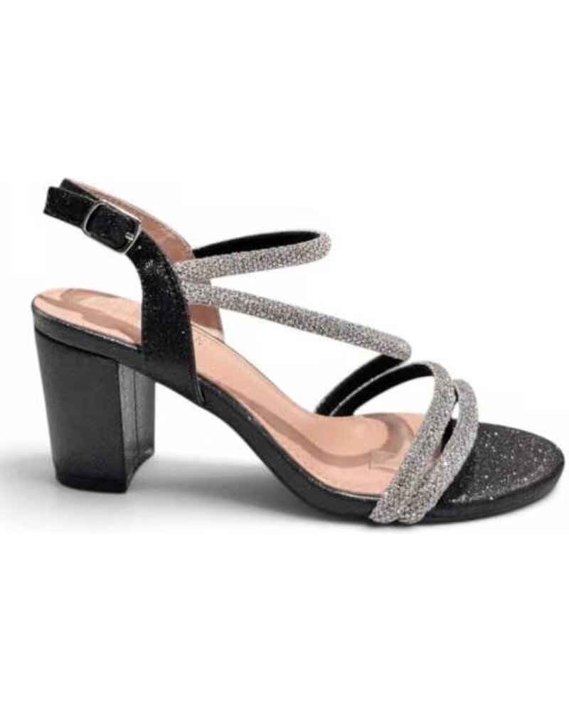 TIMBOS ABSATZ SANDALE PARTY DAMEN SCHWARZ 133352 NEGRO
