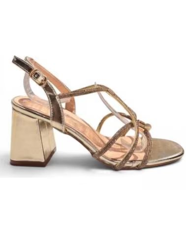 TIMBOS SANDALIA TACÓN FIESTA MUJER ORO 133355