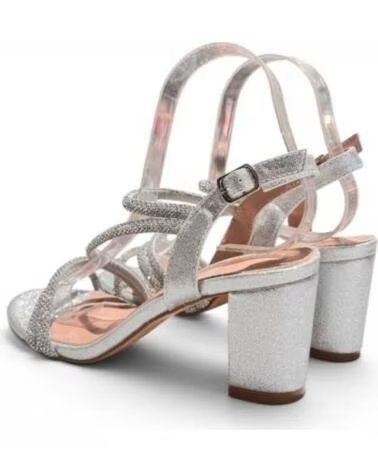 TIMBOS SANDALE TALON FETE FEMME ARGENT 133354 PLATA