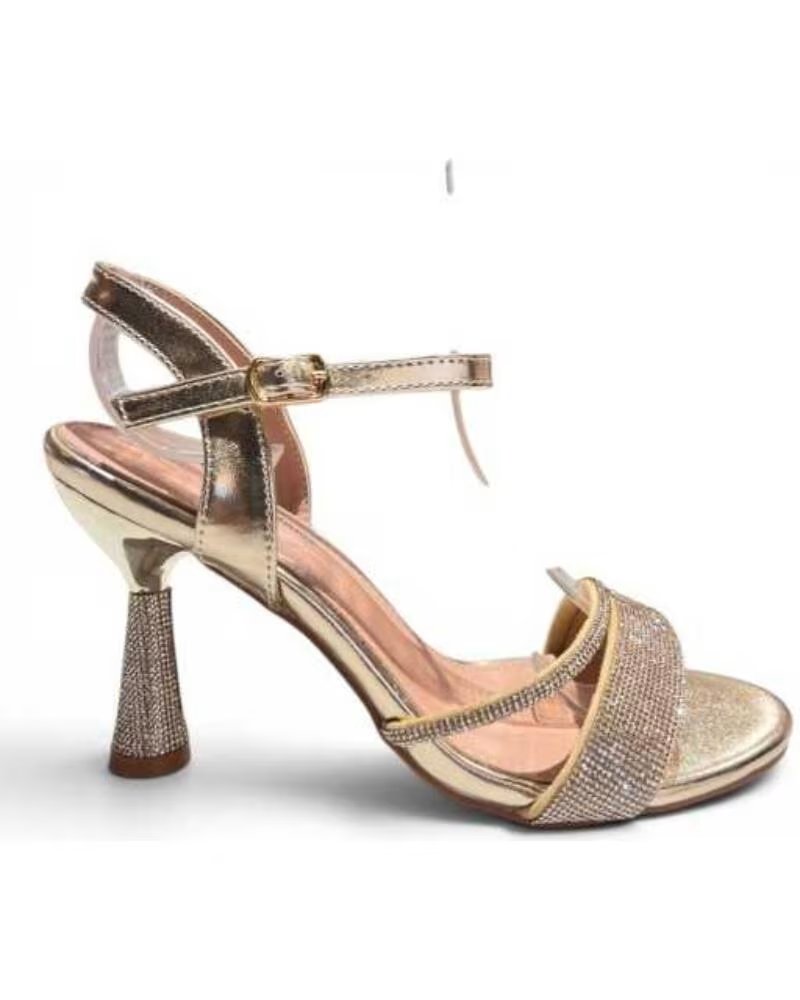 TIMBOS SANDALIA TACÓN FIESTA MUJER ORO 133350