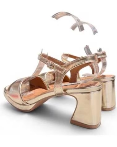 TIMBOS SANDALIA TACON Y PLATAFORMA FIESTA 133116 ORO