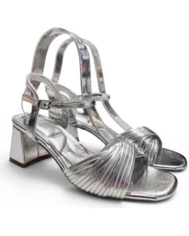 TIMBOS SANDALIA TACÓN FIESTA MUJER 133129 PLATA
