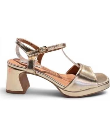 TIMBOS SANDALIA TACON Y PLATAFORMA FIESTA 133116 ORO