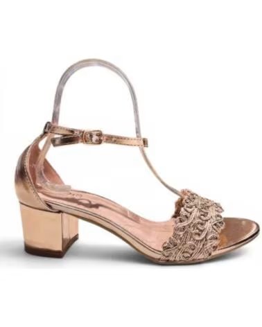 TIMBOS ABSATZ SANDALE PARTY CHAMPAGNER 133131 GOLD ORO