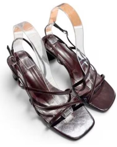 TIMBOS SANDALIAS DE TACÓN PARA MUJER MARRÓN 133119 MARRON