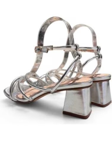 TIMBOS SANDALIA TACON FIESTA MUJER PLATA 133121