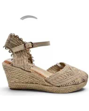 TIMBOS SANDALE COMPENSÉE ESPARTO 133370 BEIGE