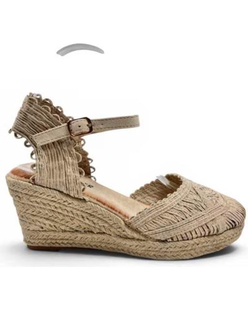 TIMBOS SANDALE COMPENSÉE ESPARTO 133370 BEIGE
