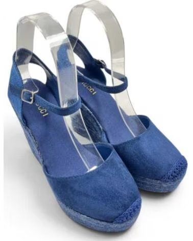TIMBOS SANDÁLIA ANABELA ESPARTO 133376 AZUL
