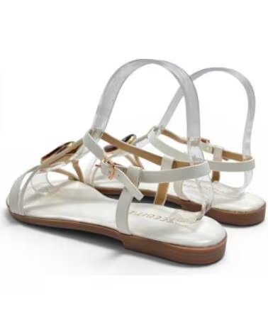TIMBOS 133377 FLACHE DAMEN SANDALE BLANCO