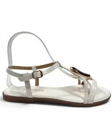 TIMBOS 133377 FLACHE DAMEN SANDALE BLANCO