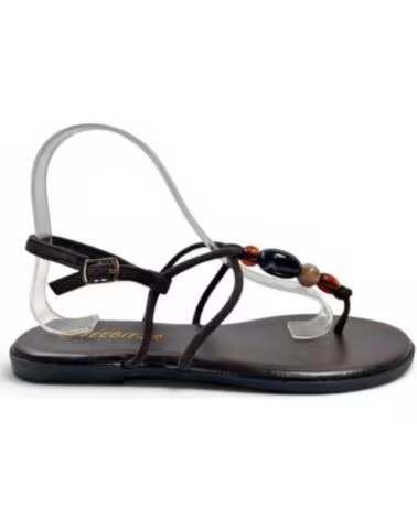 TIMBOS SANDALIA ESCLAVA PLANA MUJER MARRÓN 133372 MARRON