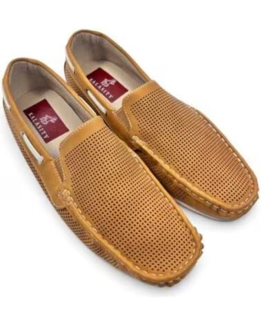 TIMBOS SAPATÊNIS NÁUTICO PERFURADO HOMEM CAMEL 133393