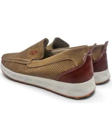 MOCASSIM CONFORTÁVEL PERFURADO MASCULINO TIMBO 133386 CAMEL