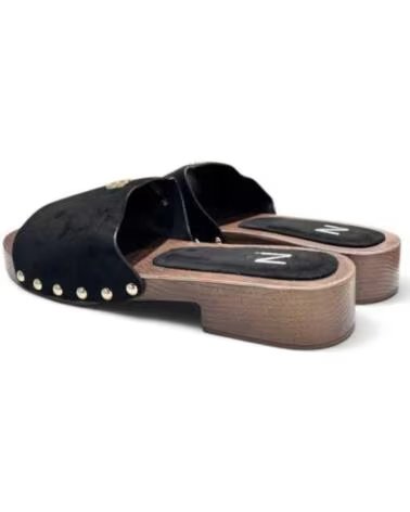 TIMBOS TAMANCO DE SALTO BAIXO PARA MULHER PRETO 133457 NEGRO