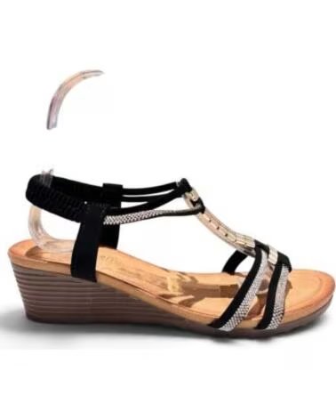 TIMBOS SANDALO ZEPPA COMODO DA DONNA 133461 NEGRO