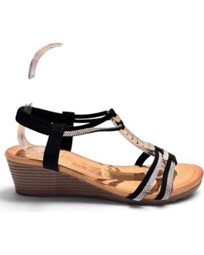 TIMBOS SANDALO ZEPPA COMODO DA DONNA 133461 NEGRO