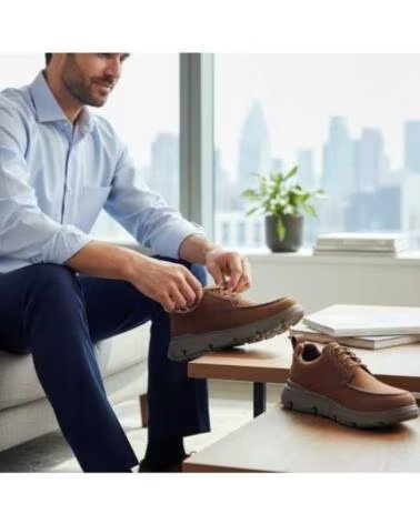 TIMBOS SAPATÊNIS CASUAL MASCULINO CAMEL 133609