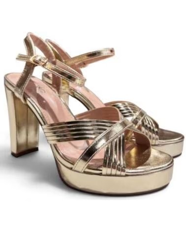 TIMBOS SANDALE TALON PLATEFORME SOIRÉE FEMME 133734 OR ORO