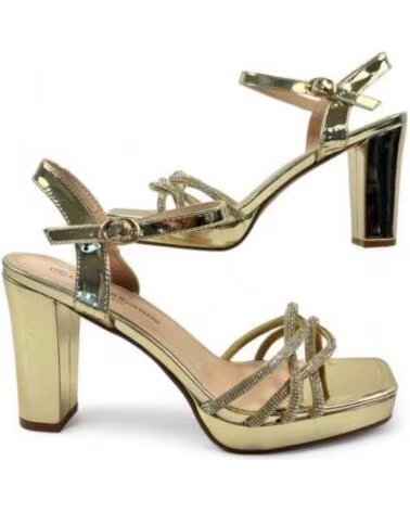 TIMBOS PARTY ABSATZSANDALE DAMEN GOLD 133737 ORO