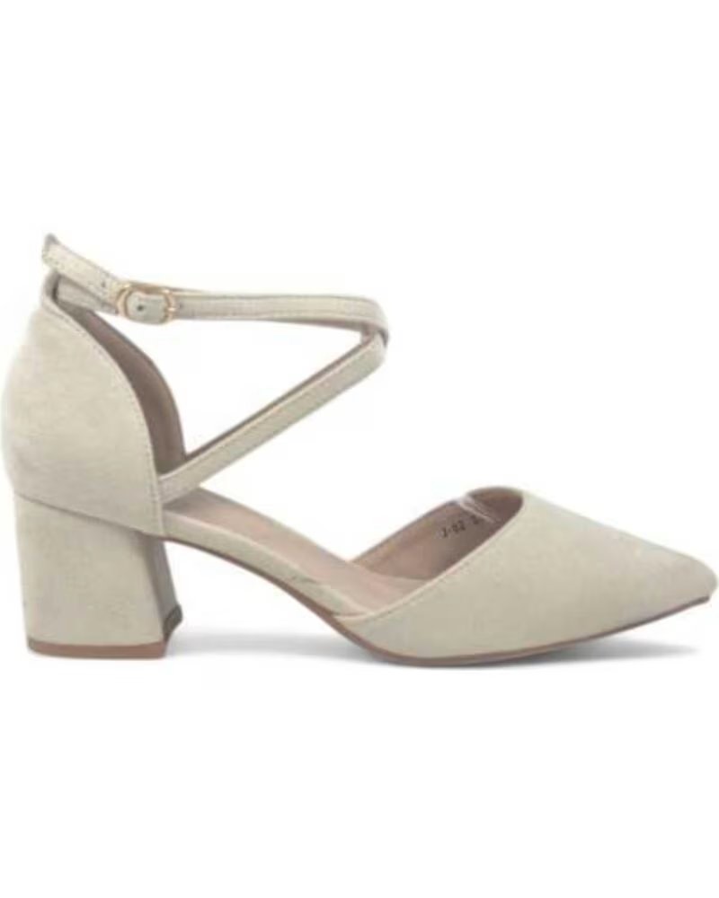 TIMBOS SALTO ALTO VESTIR MULHER BEGE 133741 BEIGE